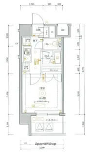 1Kの間取り画像