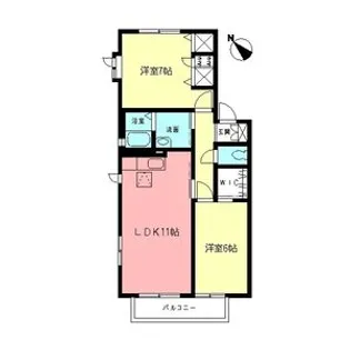 シエルⅥ【1階】の間取り