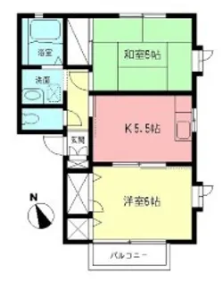 アーバンA【102号室】の間取り