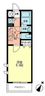 シエルグランTOKAI【1階】の間取り