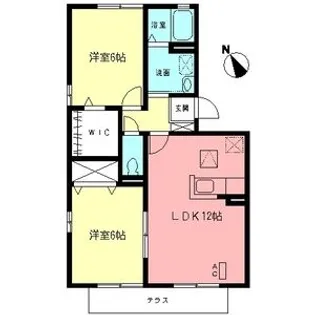 グランドソレーユ【1階】の間取り