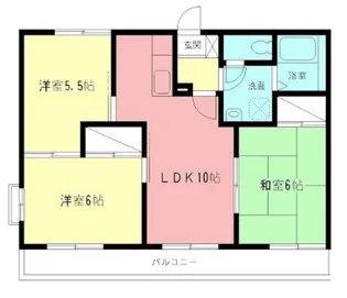 ファミーユ関野【3階】の間取り