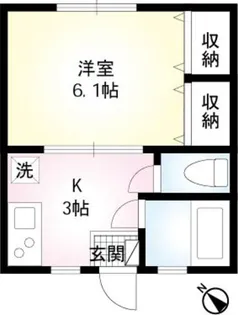 久保ハイツPⅡ【1階】の間取り