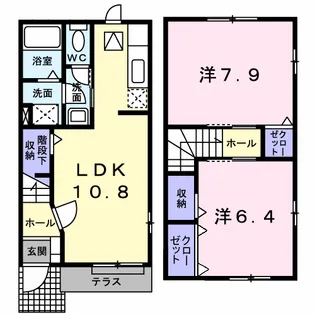 サンリットヴィラⅣ【1階】の間取り