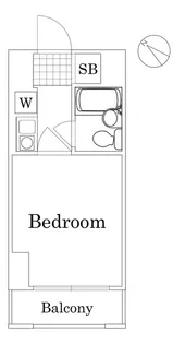 クリオ阪東橋壱番館【10階】の間取り