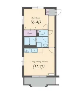オリーブみずき【3階】の間取り