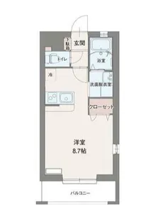 セレッソ十間坂【1階】の間取り