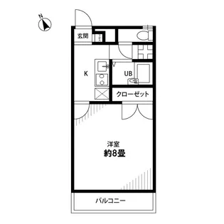 アンプルール フェール ライム【1階】の間取り