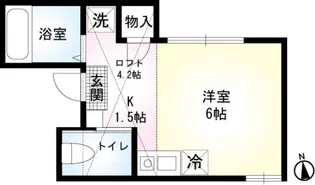 ソレイユ馬堀海岸【2階】の間取り