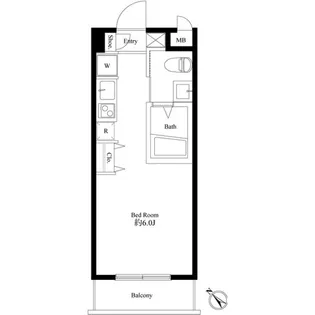 エフパークレジデンス妙蓮寺【1階】の間取り