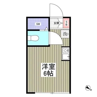 ストラーダ生麦【2階】の間取り