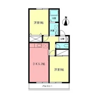 フラワーメゾン【2階】の間取り