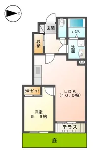 ポモドーロ【00103号室】の間取り