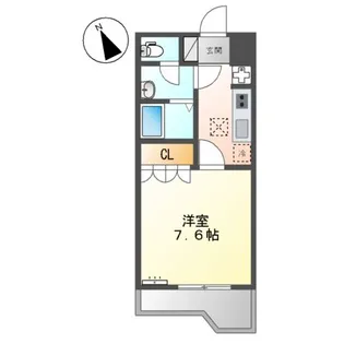 メゾン・ド・オリーブ【1階】の間取り