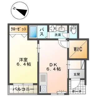 M’S COMFORTO(エムズコンフォルト)【00101号室】の間取り