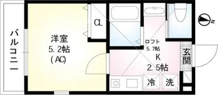 CASA AVANTI【2階】の間取り