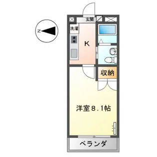 OKM(オーケーエム)【4階】の間取り
