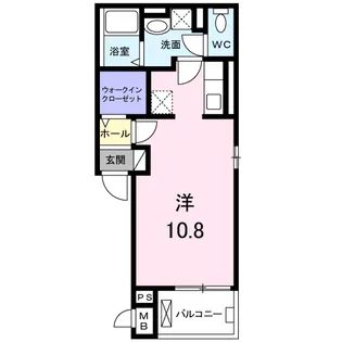 カームシティYASUDA Ⅴ【2階】の間取り