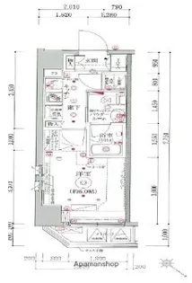 リヴシティ横濱関内【6階】の間取り