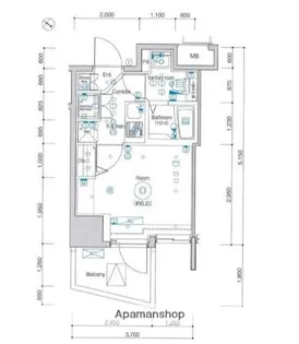 アルテシモエスト【7階】の間取り