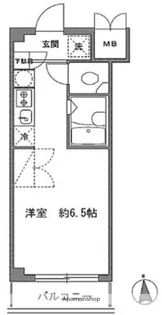ラグゼナ本厚木【2階】の間取り