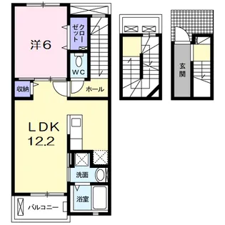 セイヴァリー ルーム【3階】の間取り