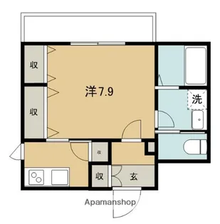 ヘーベルメゾン宮本町【2階】の間取り