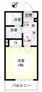 ヴェラハイツ白楽参番館【2階】の間取り