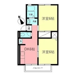 プランドール湘南 A【2階】の間取り