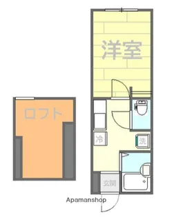アンソレイユ上大岡【2階】の間取り