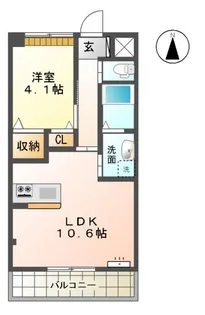 クロッシュ【3階】の間取り