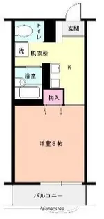 ル・シェルキタカドⅡ【3階】の間取り