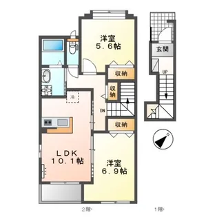 セレーノコトー【2階】の間取り