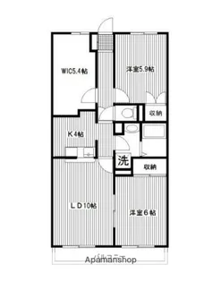 3LDKの間取り画像