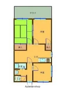 ヒルトップハイム【1階】の間取り