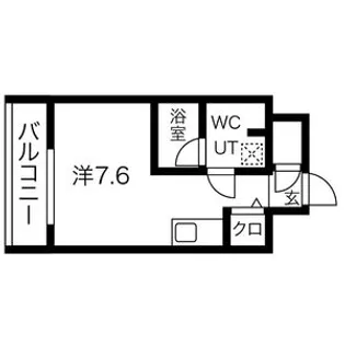 クラリッサ横浜ノワール【4階】の間取り