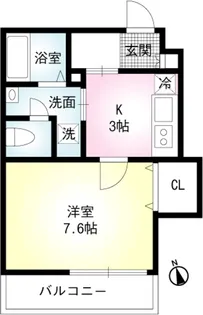 ルネッサンス2002【3階】の間取り