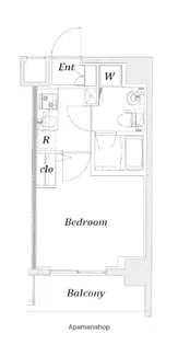 ラヴェニール東神奈川【4階】の間取り