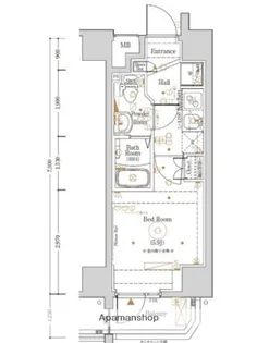 阪東橋KNOTS【9階】の間取り