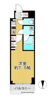 ルーブル武蔵小杉伍番館【5階】の間取り