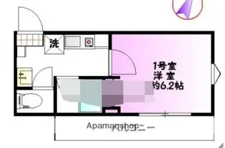 ショコラ井土ヶ谷【3階】の間取り