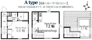 ハーミットクラブハウスノールノール【1階】の間取り