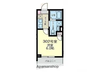 COMFORT岩間町【3階】の間取り