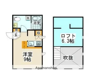 プリマジャパン壱番館【1階】の間取り