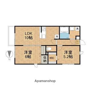 えびすM3【2階】の間取り