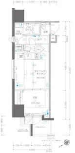 ZOOM川崎EAST【9階】の間取り