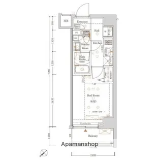 LOG反町STA.【4階】の間取り
