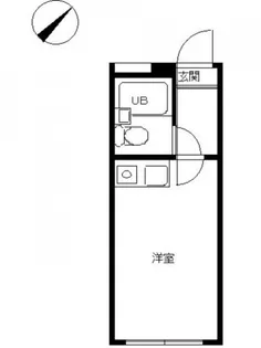 スカイピア弘明寺【205号室号室】の間取り