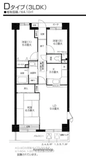 オクトス市ケ尾【7階】の間取り