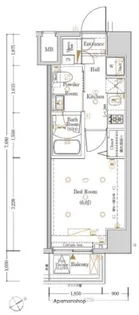 LOG鶴見【6階】の間取り